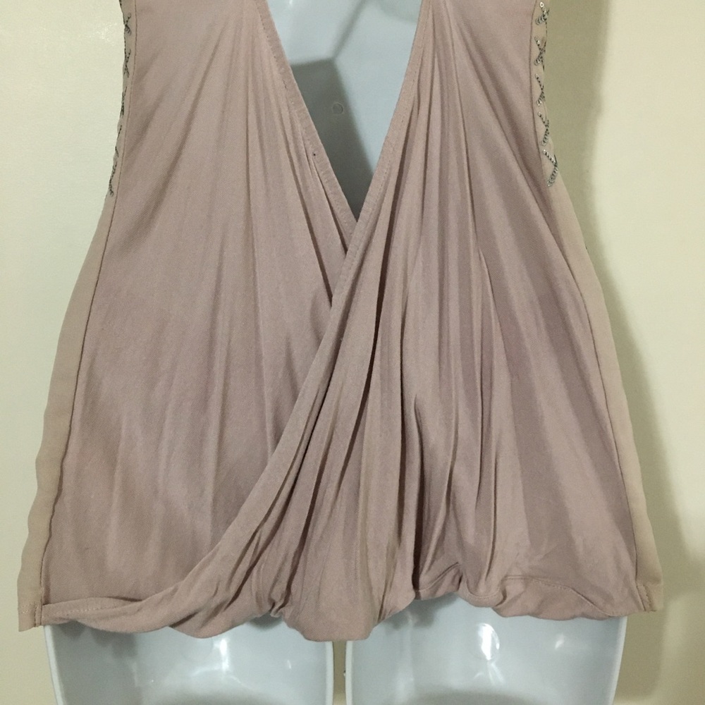 Express Spaghetti Strap Sequin Cami. Size Small. - image 6